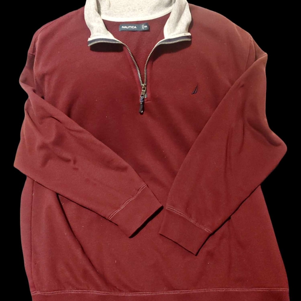 Nautica Men's zip-up pullover sweater